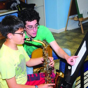 Students during a class at Songcatchers, Inc. (photo courtesy of the organization)