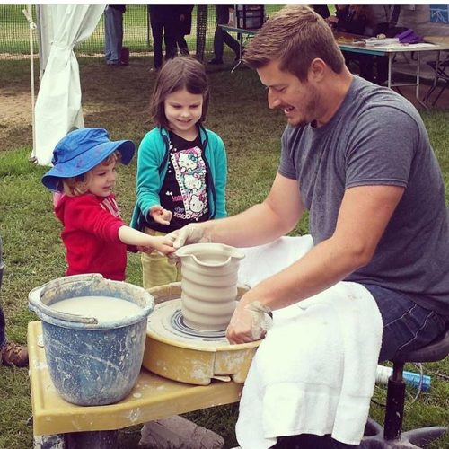 Craft making from Crafts at Lyndhurst, one of the festivals taking place in Westchester this Spring