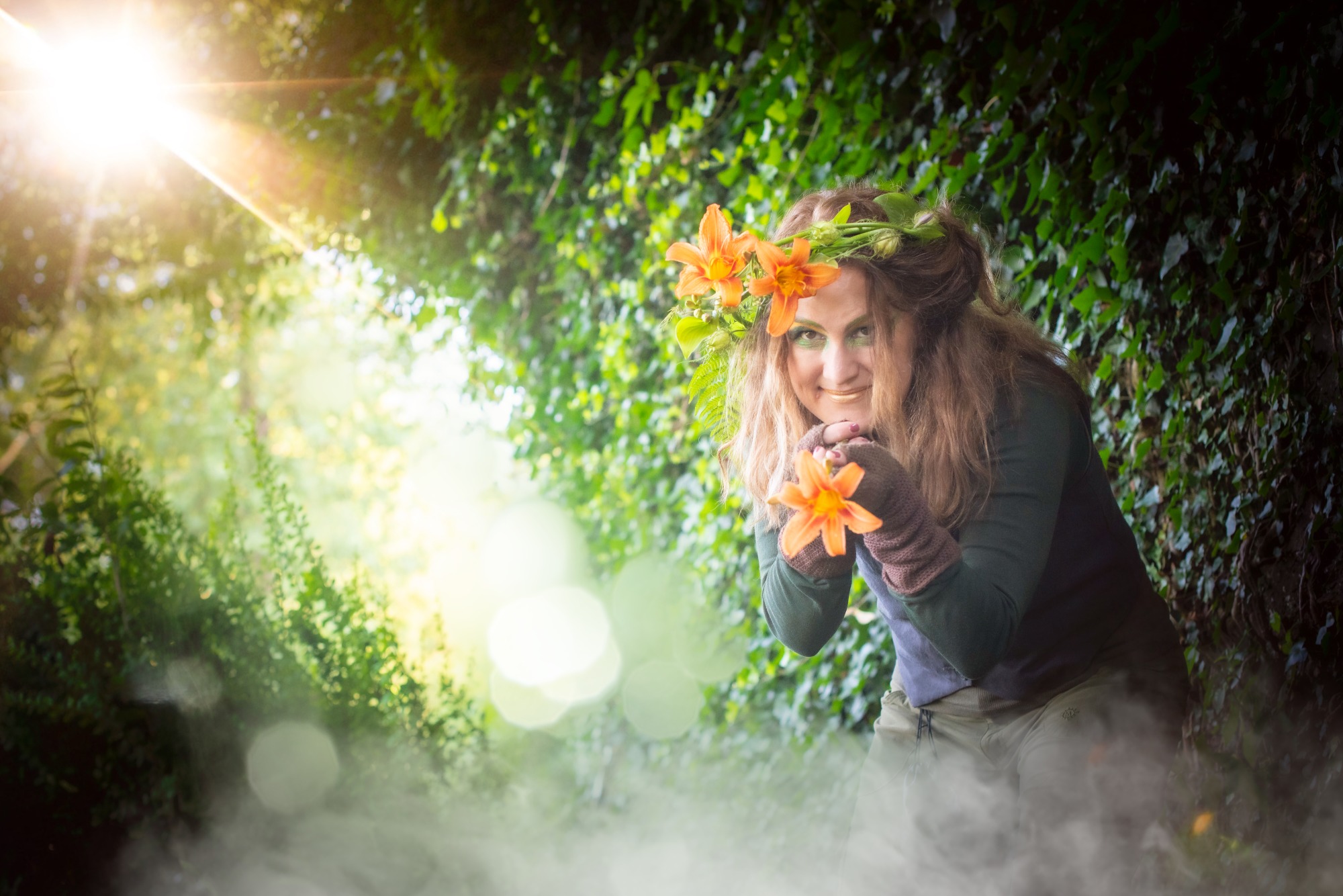 A Midsummer Night’s Dream. Traci Redmond playing Puck (photo by Tiffany Hagler Geard)